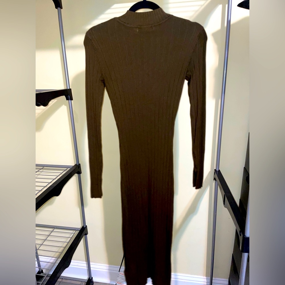 Olive H&M midi sweater dress